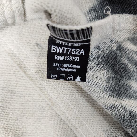 Pol Jacket Womens Small French Terry Tie Dyed Button Down Oversized Y2K Grunge - Picture 10 of 10